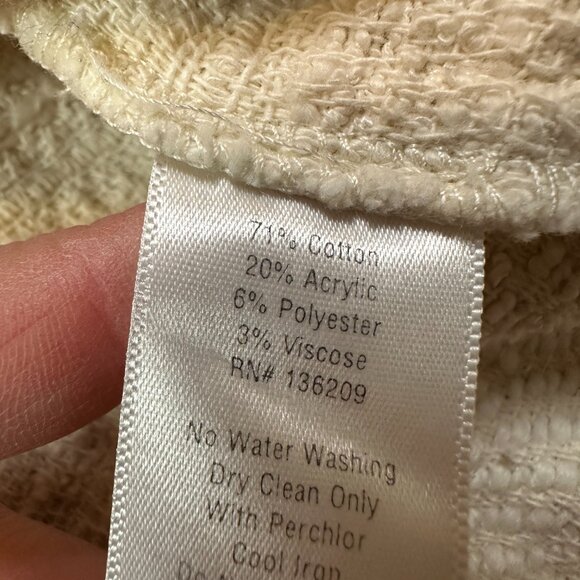 HATCH Maternity Shift Mini Dress White Thick Stitch Women's Size 1 - Picture 6 of 6